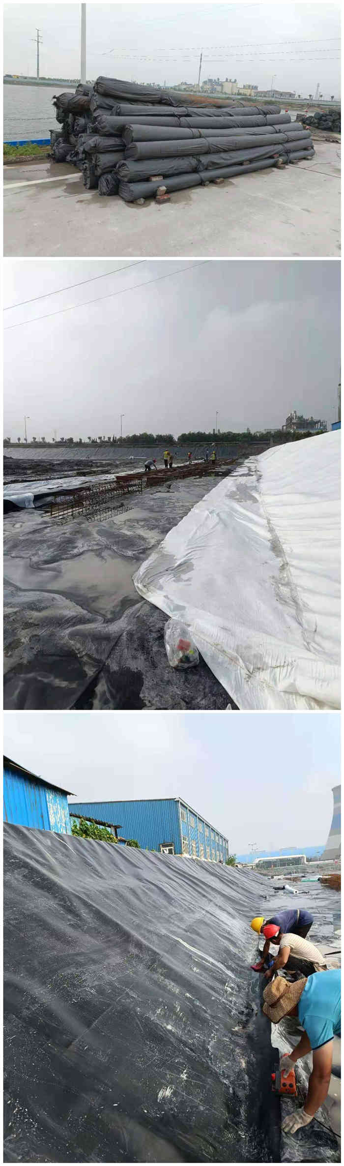 許昌正規(guī)的魚塘土工膜圖片第4張-盈旭土工材料